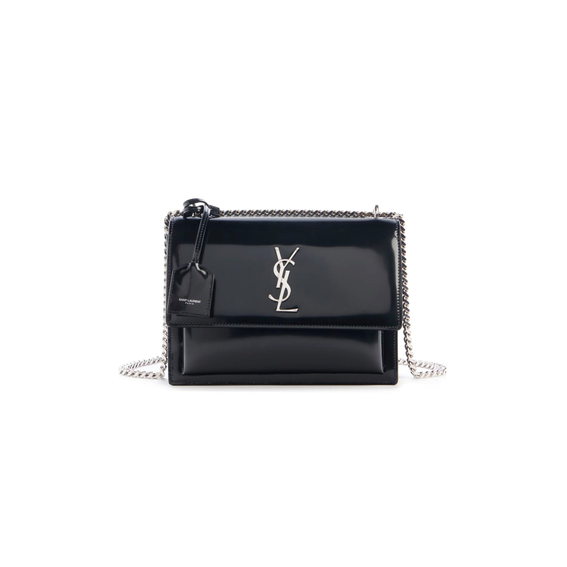 YSL SUNSET MEDIUM IN PEARLESCENT LEATHER 422906 (22*16*8cm)